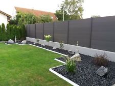 WPC Alu Sichtschutz Zaun