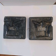 1 Zinngießform - Offi zu Pferd 