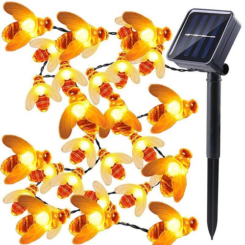Led solar lichterkette bienen - lichterkette,