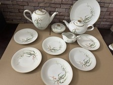 HEINRICH Selb - Service KAFFSERVICE Kanne Teller ANMUT Dekor 16943.  11tlg