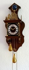 Zaanse Wanduhr Hollanduhr mit Reiterpendel Super Zustand