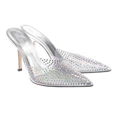 Pantoletten Paris Texas Weiß Metallic 39,5 EUR