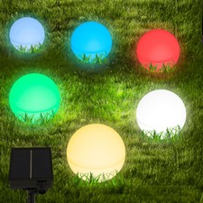 6X LED RGB Design Garten