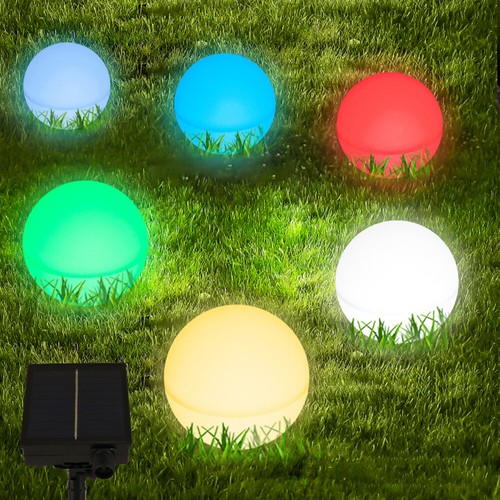 Led rgb design garten - 6x,