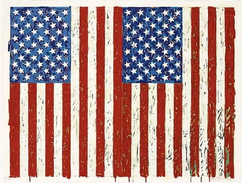 Jasper johns flaggen druck - i,