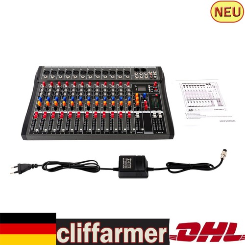 Kanal audio mischpult usb - 12,