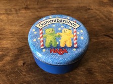 HABA Gummibärchen in Dose 1456 - Rarität Kaufladen Zubehör Metall-Dose, Holz