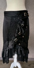 Viktorianischer Gothic Rock  XL Steampunk schwarz