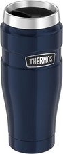 THERMOS Thermobecher Isolierbecher Stainless King blau 0,47 l 470 ml 100% dicht