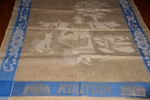 Antikes leinentuch mangeltuch - antikes,