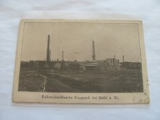 AK Hürth  Knapsack. Kalkstickstoffwerke ungel 