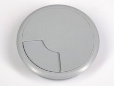 80mm Kabeldurchlass Kabeldurchgang Kabeldurchführung Kabeldose Grau für Tische