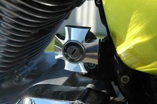 Abdeckung poliert für Zündschloß Suzuki  Intruder 1400, 800, 750, 600