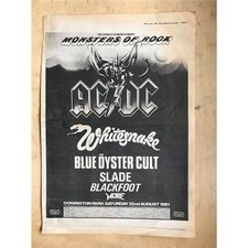 AC/DC MONSTERS OF ROCK 1981
