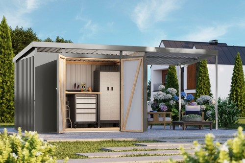 Gartenhaus metall - gartenhaus,