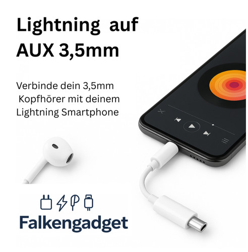 Iphone adapter 5mm klinke - iphone,