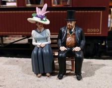 Spur G Figuren historische Reisende preußisch viktorianisch 1/24 1/22,5 bemalt