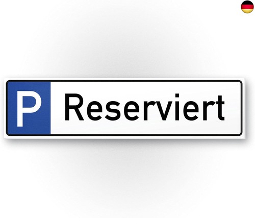 Parkplatz reserviert schild - parkplatz,