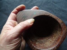 Holzkrug Tasse Mittelaltermarkt Eisenholz Humpen Becher Schale Holz OOAK