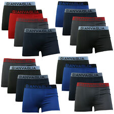 10er Pack Boxershorts SEAMLESS Retro Shorts Microfaser Unterhose Unterwäsche