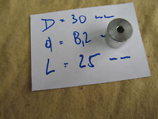 Abstandshülsen  M8  aussen D= 30 mm L= 25 mm Aluminium Alu Hülsen Distanzhülsen