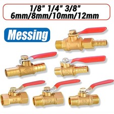 MINI Messing Kugelhahn 1/8"