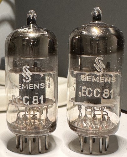 Siemens ecc81 12at7 vf1 2e - siemens, ecc81/12at7