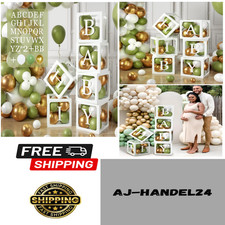 Salbeigrüne Baby-Party-Box |