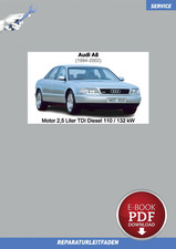 PDF Ebook Audi A8 (1994-2002) Reparaturleitfaden Motor 2,5 Liter TDI Diesel 1...