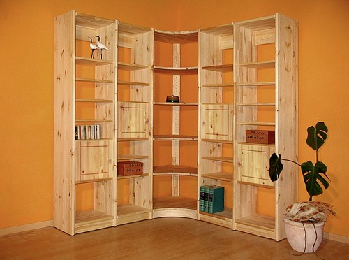 Eckregal regalsystem kiefer - regalsystem,