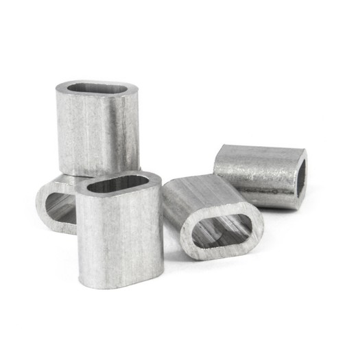 Aluminium pressklemmen 1mm - aluminium,