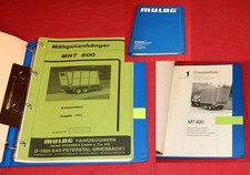 MULAG MHT 800 Mähgutanhänger Ersatzteilliste Anhänger Häcksel Transportwagen