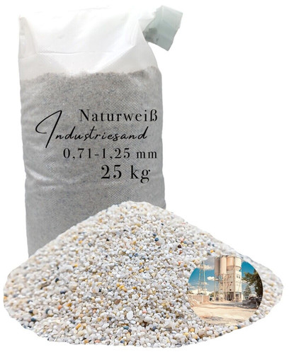25kg weißer quarzsand - 25kg,