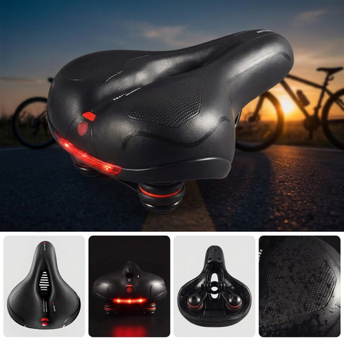 Gel fahrradsattel extra breit - gel,