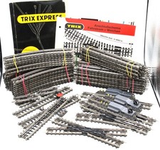 Trix Express 701 704 Gleis Konvolut / gerade, gebogen Weichen / Pappschwellen H0