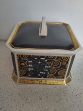 Dose m. Deckel GOEBEL Artis Orbis Limited Edition Gustav Klimt Erwartung/Erfüll