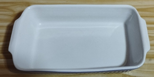 Auflaufform blau weiß - auflaufform, blau/weiß