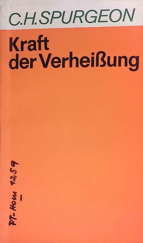 Kraft der verheissung - der,