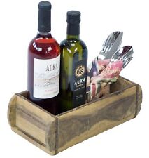 original Indische Ziegelform einfach Tischdeko Holzkiste Dekokiste Vintage