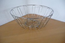 Brotkorb Brotkörbchen Edelstahl silber