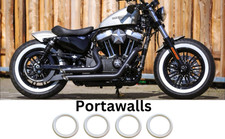 4× 15" Motorrad Weißwand