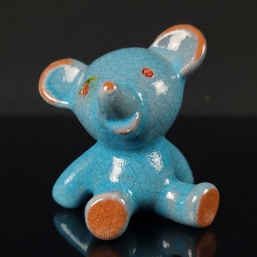 Blauer elefant 3cm walter - blauer, 6,3cm
