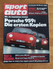 Sport Auto 12/1986 BMW M3 E30