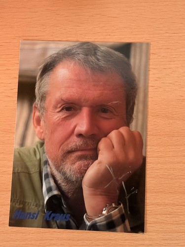 Hansi kraus autogrammkarte - hansi,