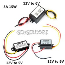 DC/DC 12V to 5V/6V/9V 3A 15W Converter Step Down 3A 15W Power Supply Module