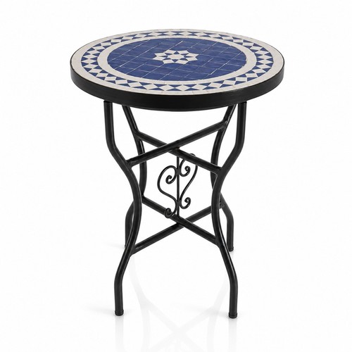 Mediterraner mosaiktisch rund - mosaiktisch,