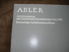 Märklin ADLER Spur 1, 1 Dampflok Farbe: grün/rot, 3 Personenwagen Farbe: gelb