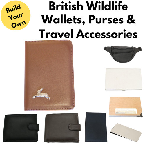 British wildlife geldbörsen - british,