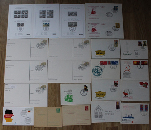 Fdc postkarten brd - fdc, +