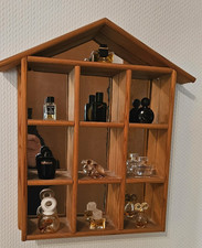 10 Parfüm miniaturen mit Setzkasten. Verschiedene Hersteller. Setzkasten Holz.